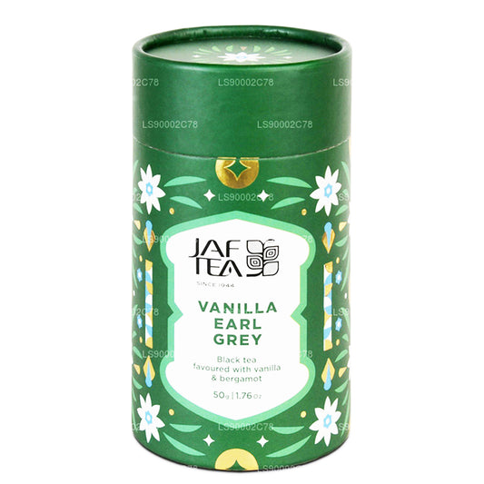 Jaf Tea Vanilla Earl Grey Svart te smaksatt med vanilj och bergamott (50g)