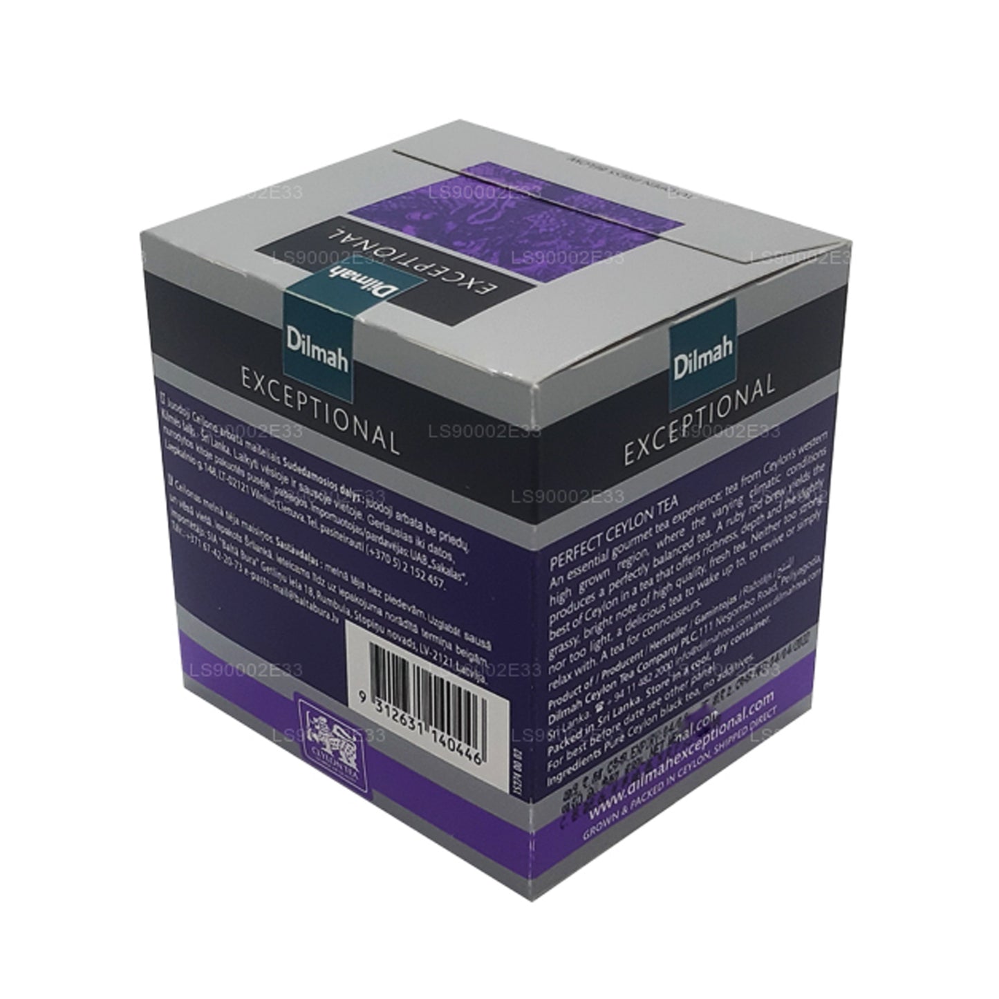 Dilmah Exceptionell Perfekt Ceylon Real Leaf Tea (40g) 20 Tag Väskor