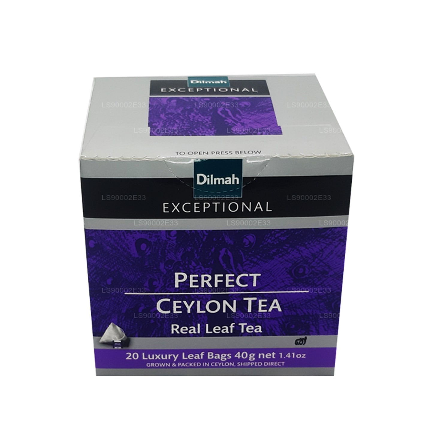 Dilmah Exceptionell Perfekt Ceylon Real Leaf Tea (40g) 20 Tag Väskor