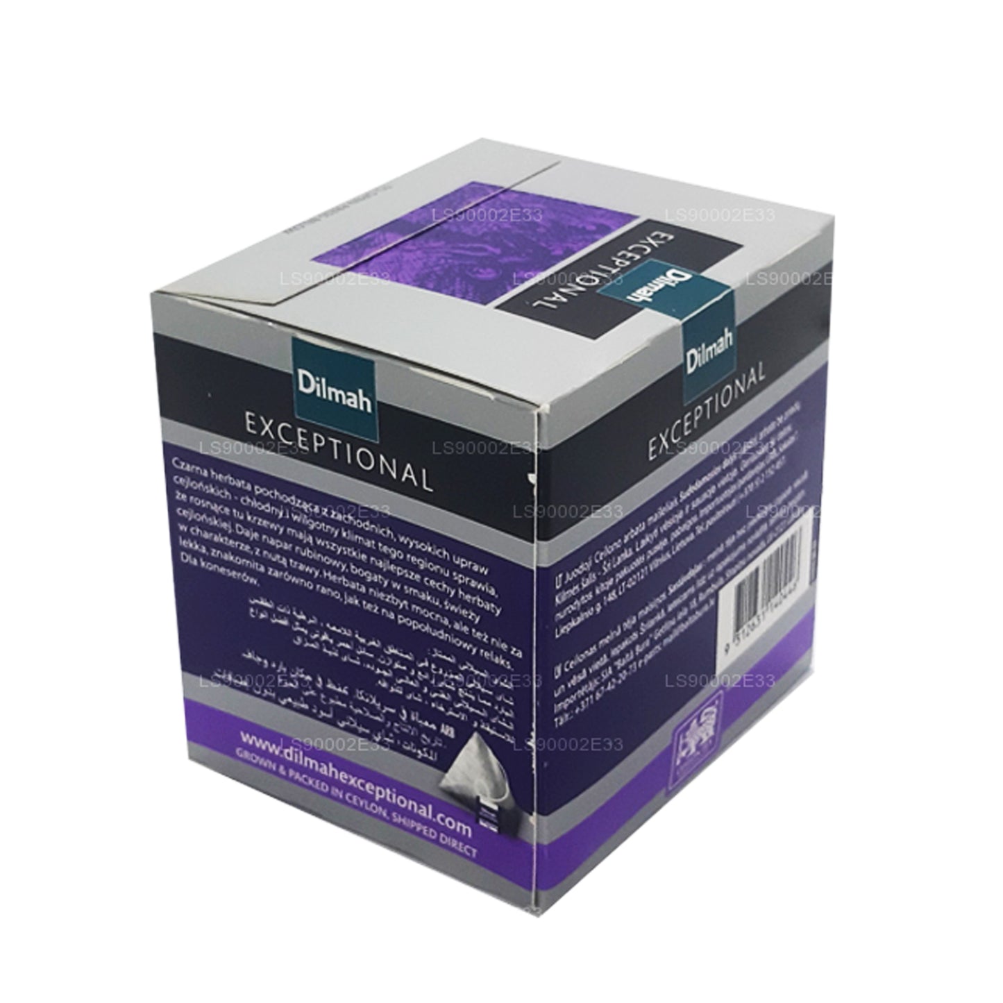 Dilmah Exceptionell Perfekt Ceylon Real Leaf Tea (40g) 20 Tag Väskor