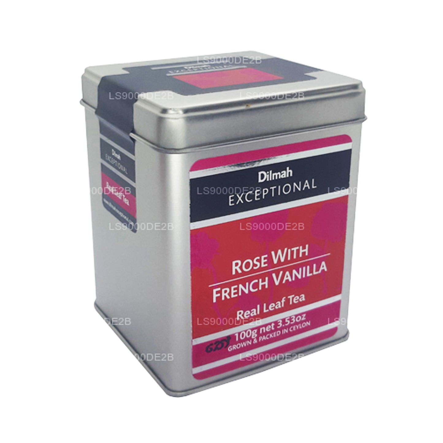 Dilmah Exceptional Rose med fransk vanilj Real Leaf Tea (40g) 20 tepåsar