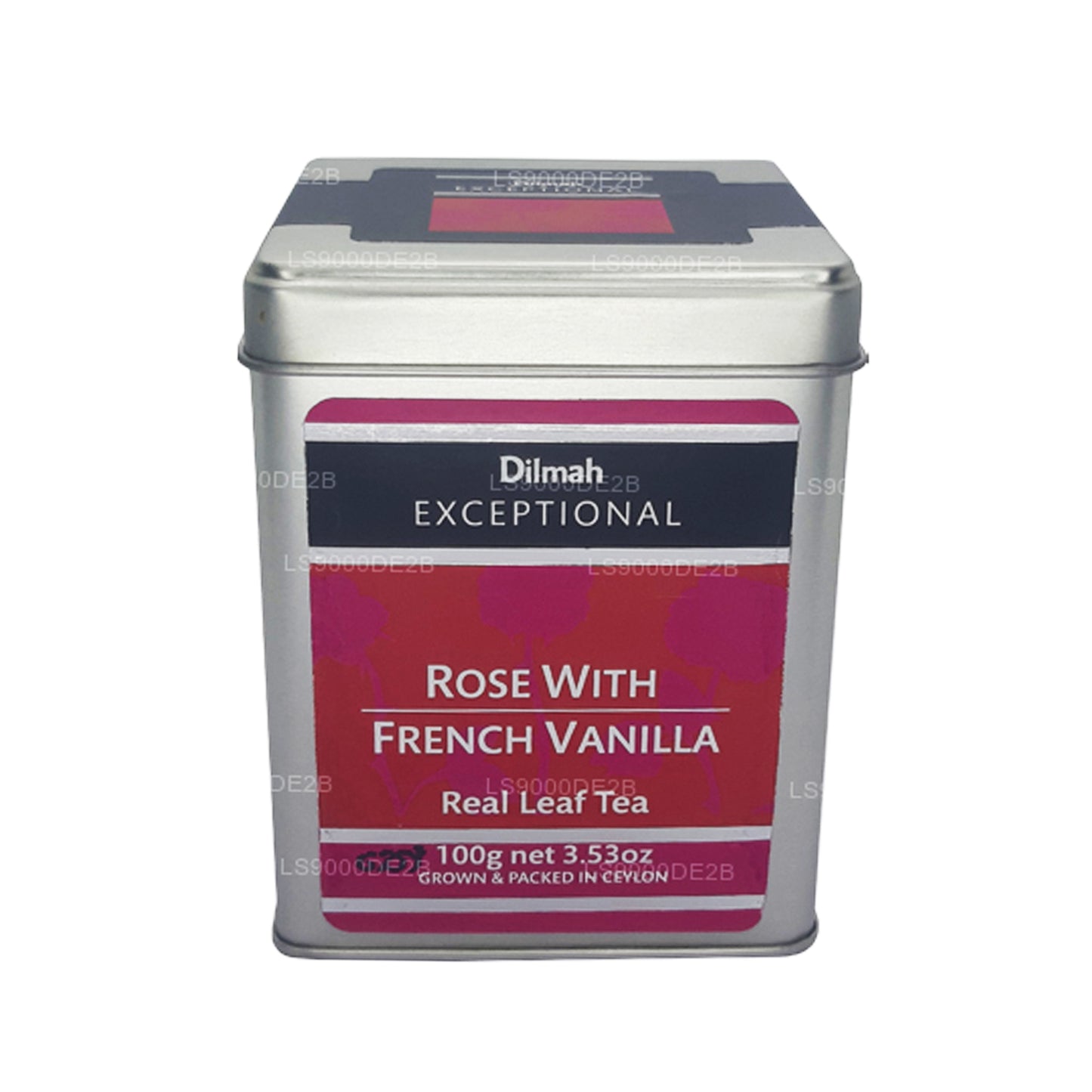 Dilmah Exceptional Rose med fransk vanilj Real Leaf Tea (40g) 20 tepåsar