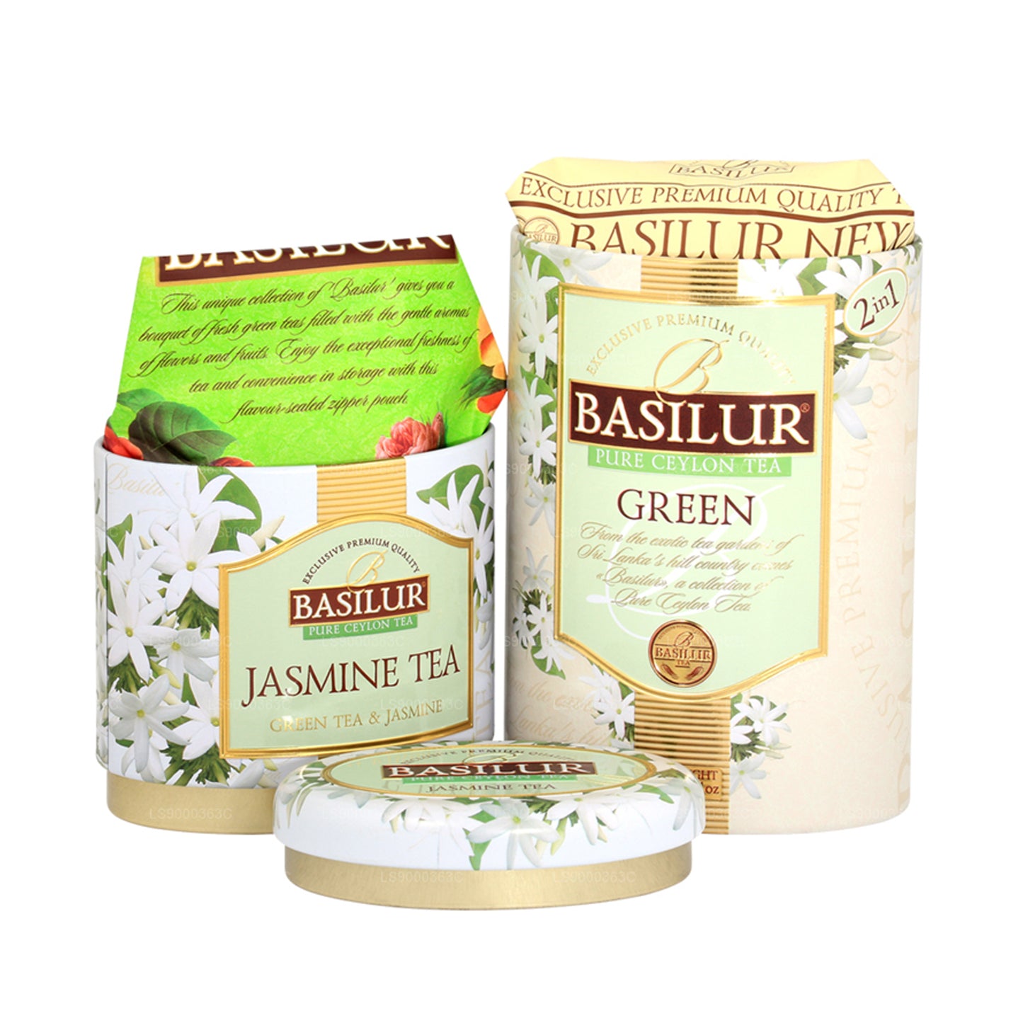 Basilur Frukter och Blommor ”Jasminte/Grön” (125g) Caddy