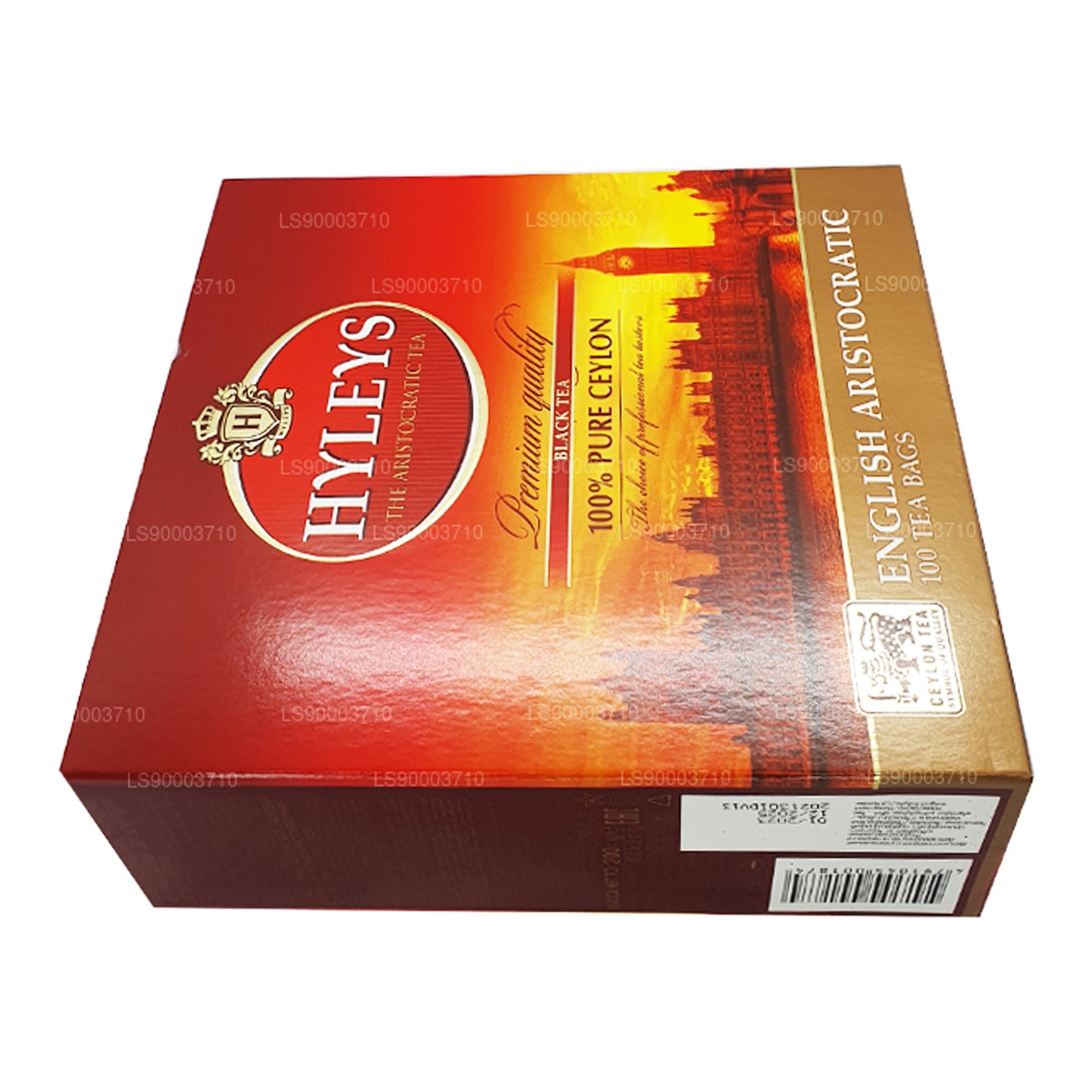 HYLEYS Premium kvalitet svart te 100 tebages (200g)