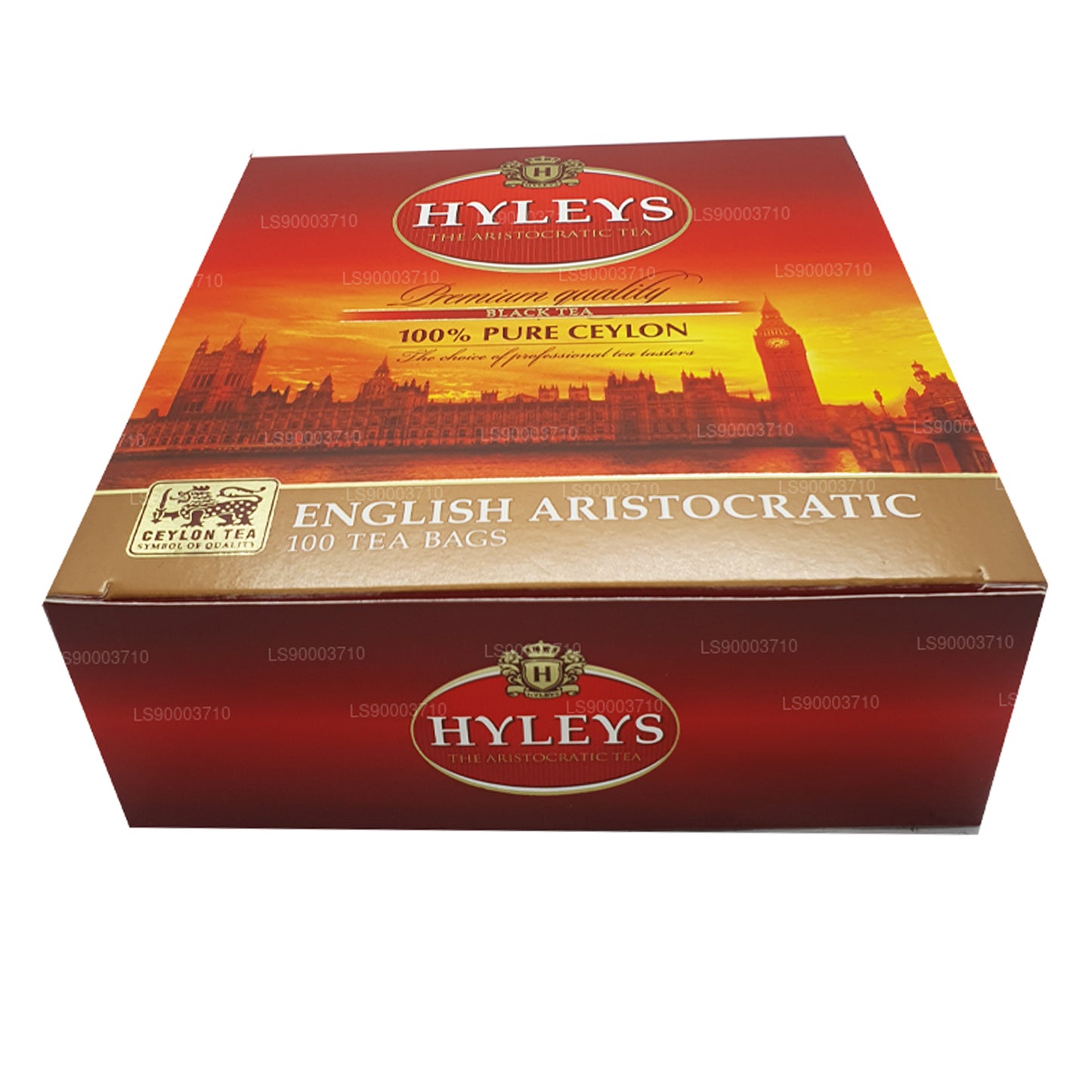 HYLEYS Premium kvalitet svart te 100 tebages (200g)