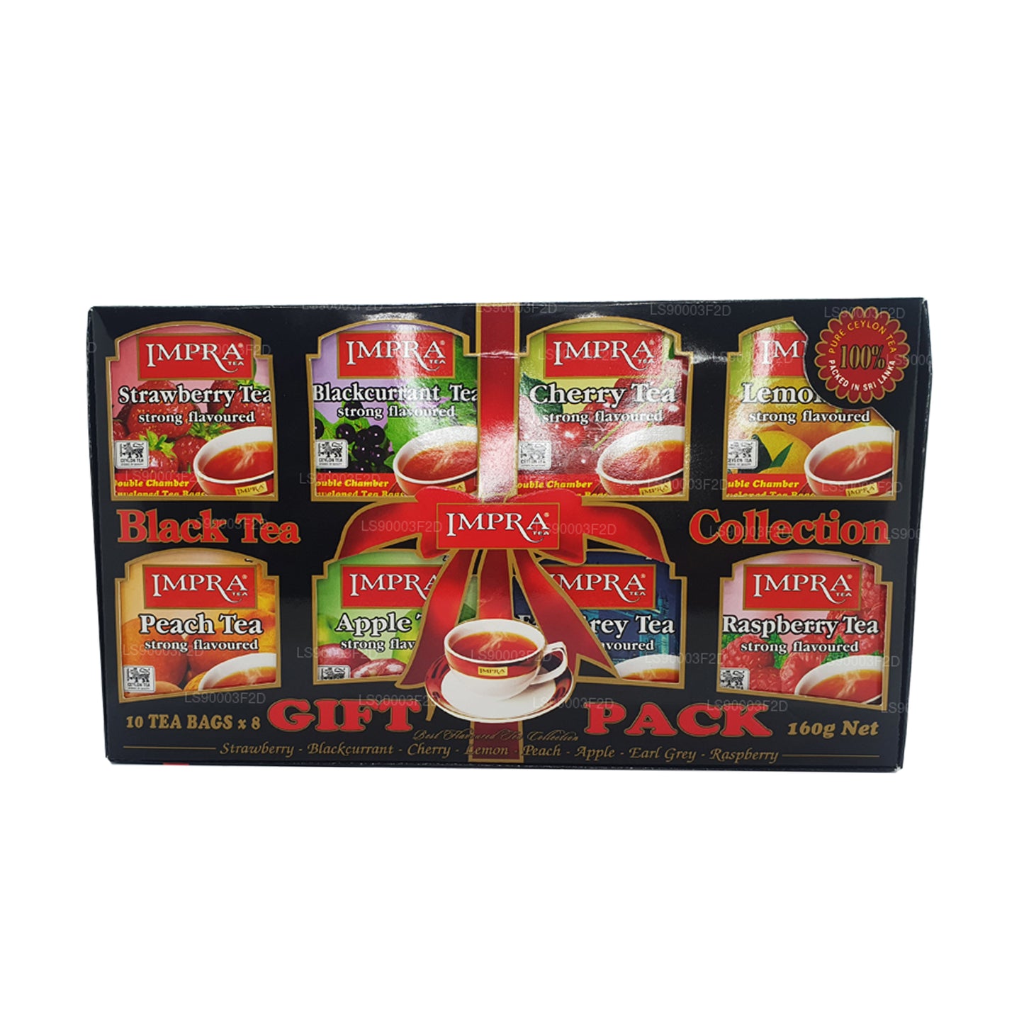 Impra 8 Flavours Svart te Kollektion (160g)