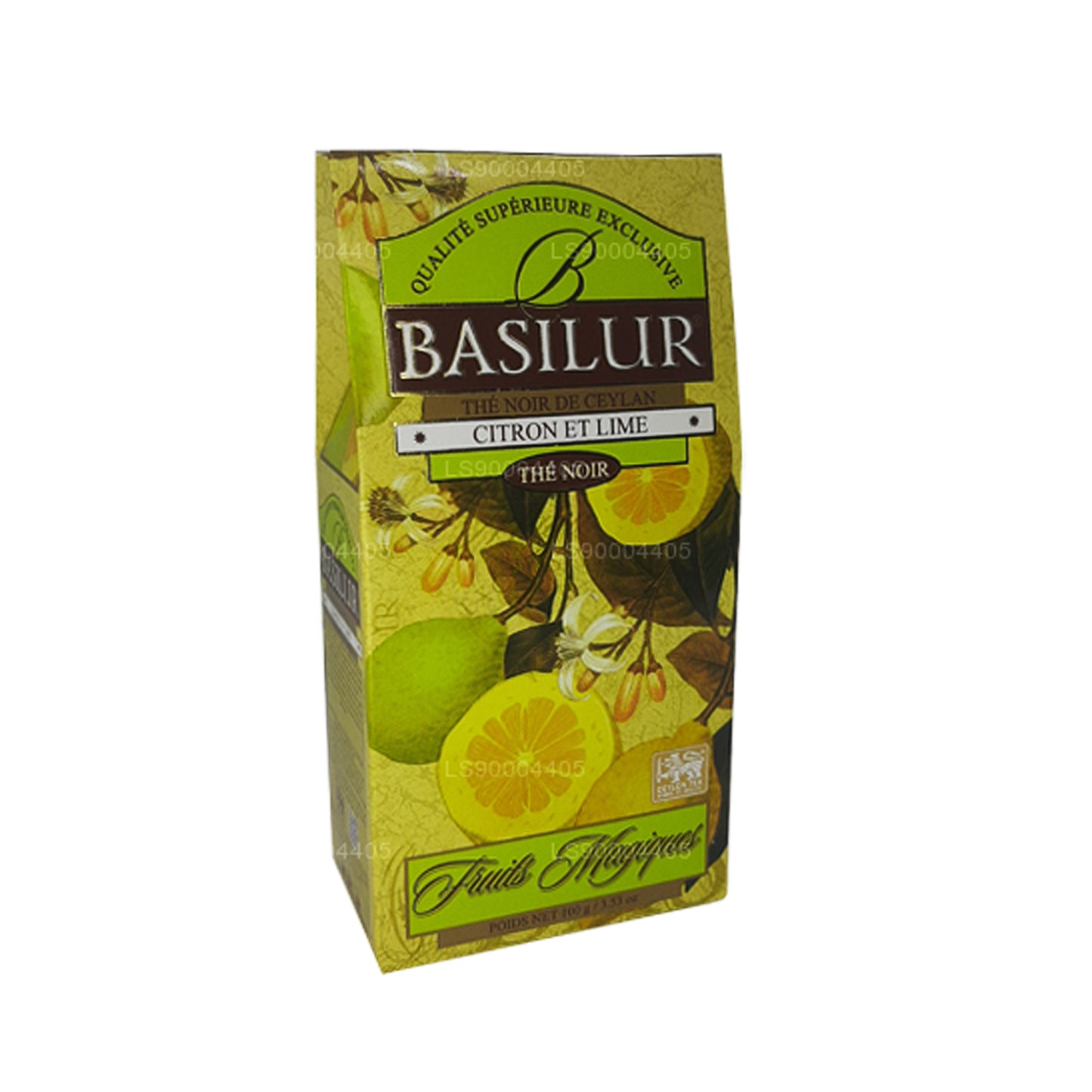 Basilur Citron och Lime Ceylon svart te (100g)