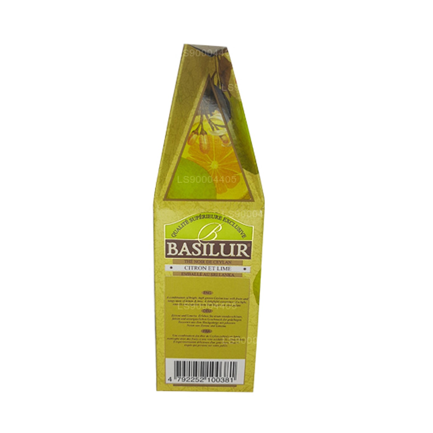 Basilur Citron och Lime Ceylon svart te (100g)