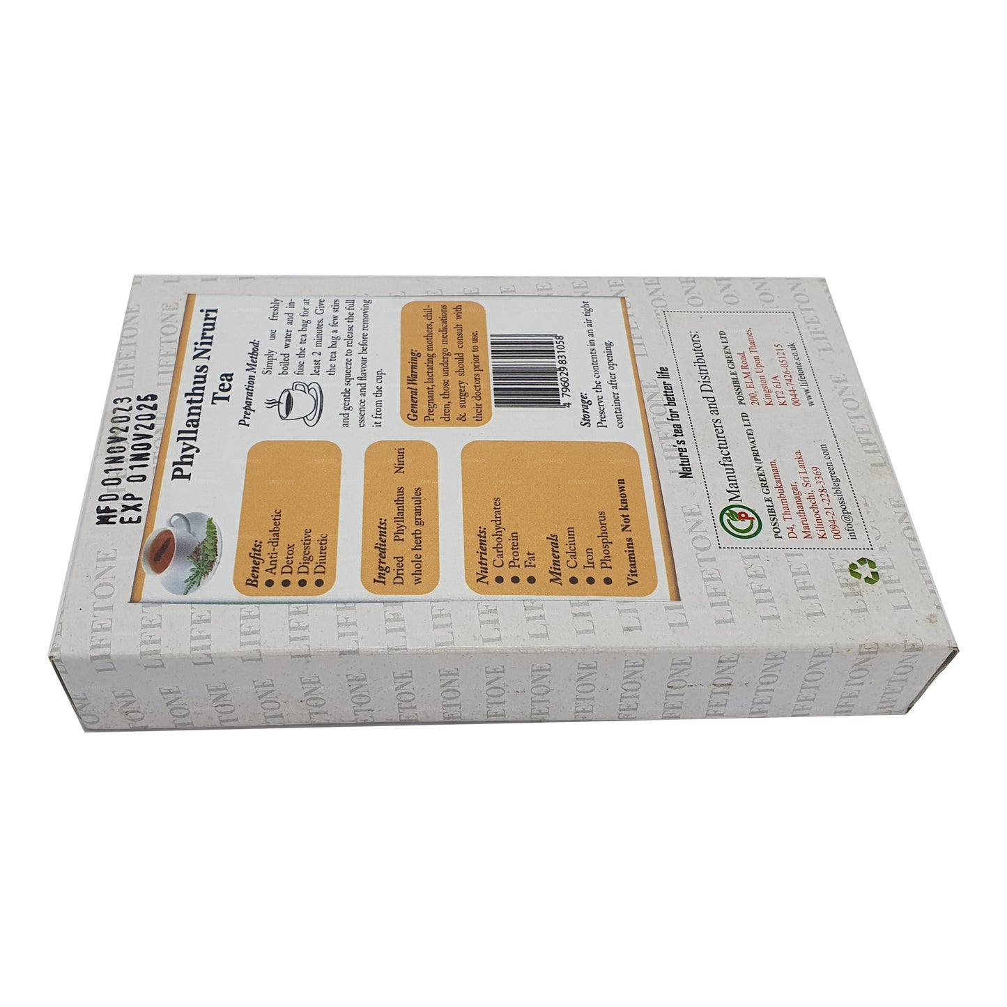 Lifetone Phylanthus Nirurii Te (40g)