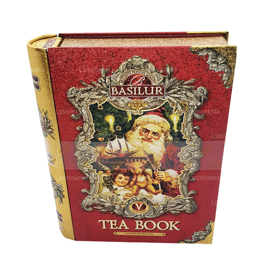 Basilur Festival ”Tea Book Volym V - Röd” (100g) Caddy