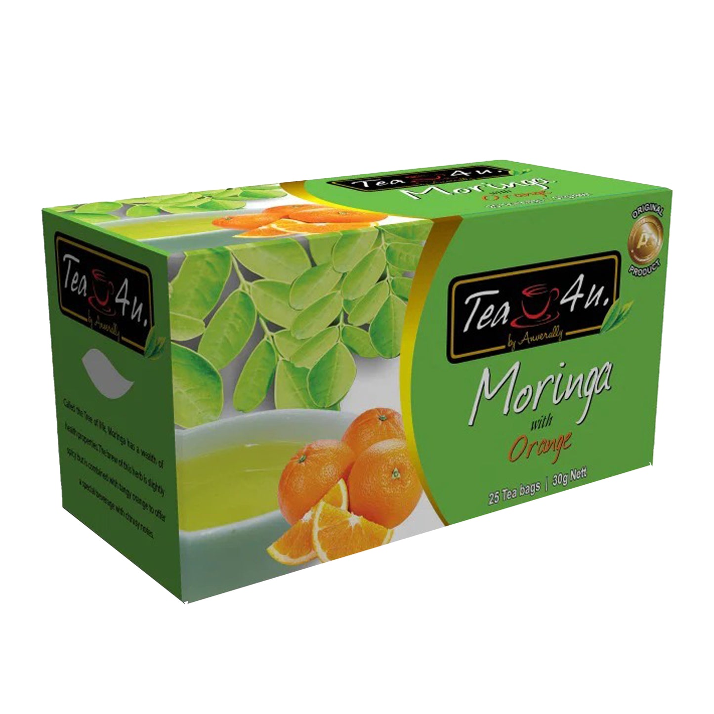 Tea4U Moringa med apelsin (30g) 25 tepåsar