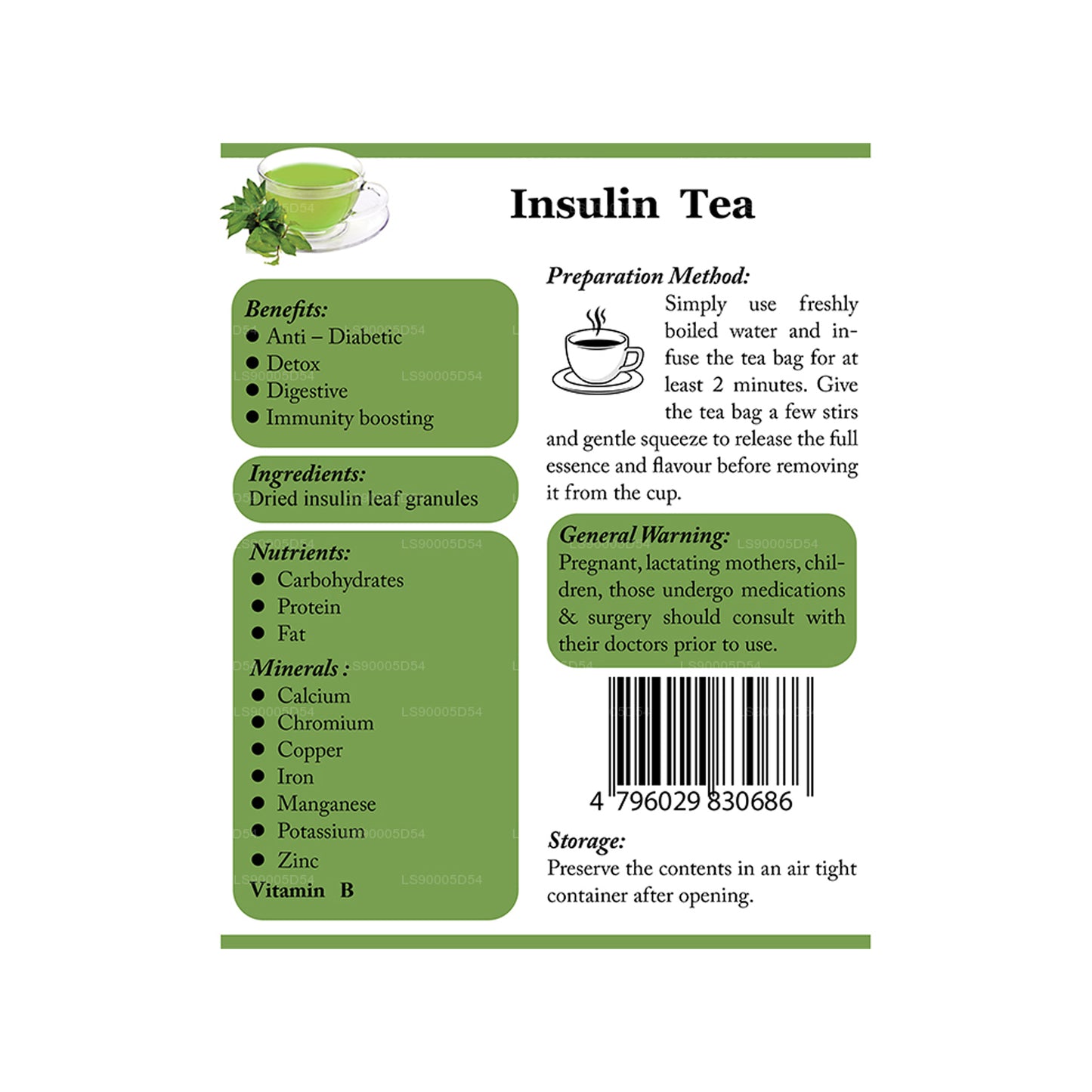 Lifeton Insulin Tea (40 g)