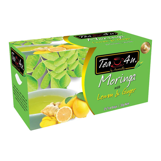 Tea4U Moringa med citron och ingefära (30g) 25 tepåsar