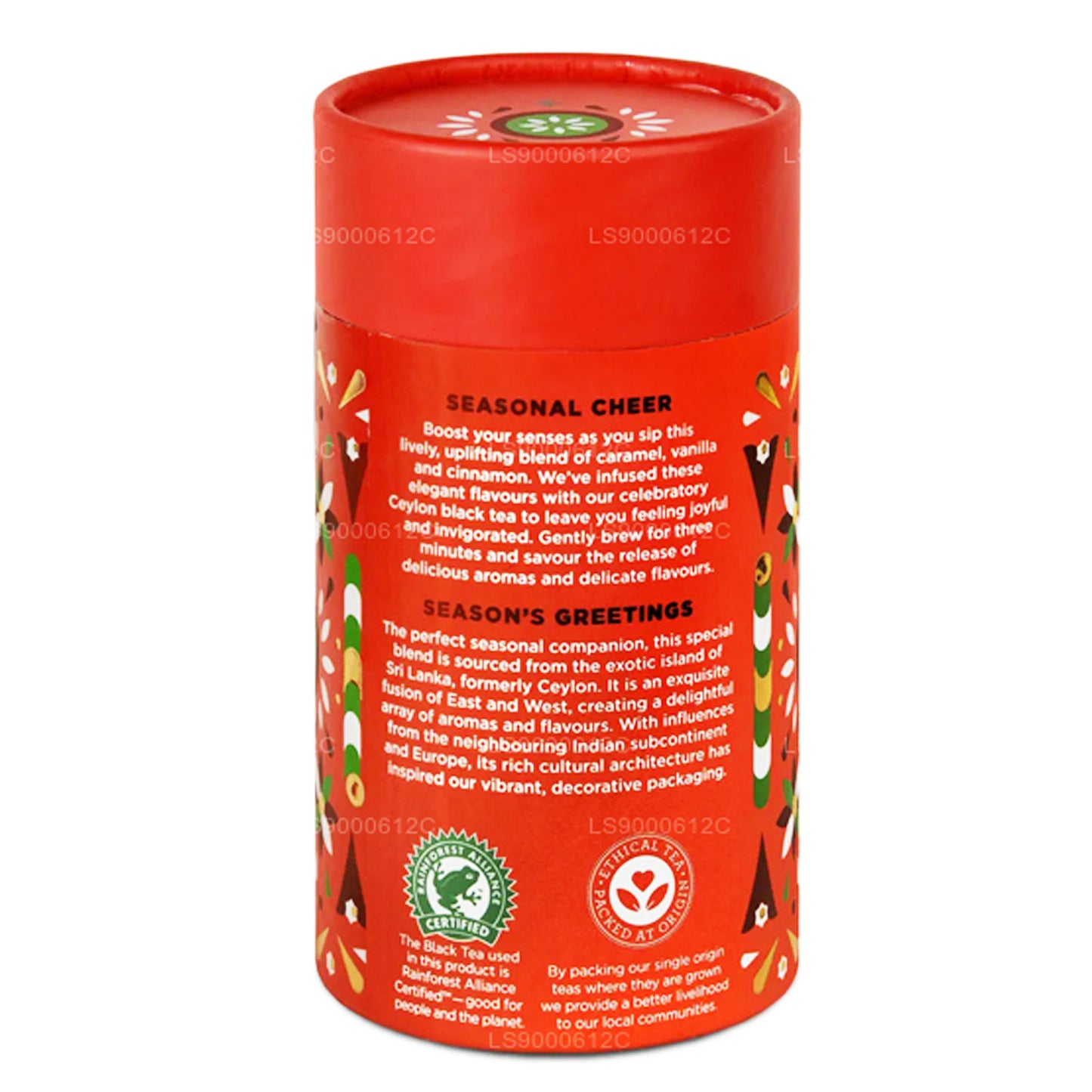 Jaf Tea Seasonal Cheer - Svart te smaksatt med karamell, vanilj och kanel (50g)