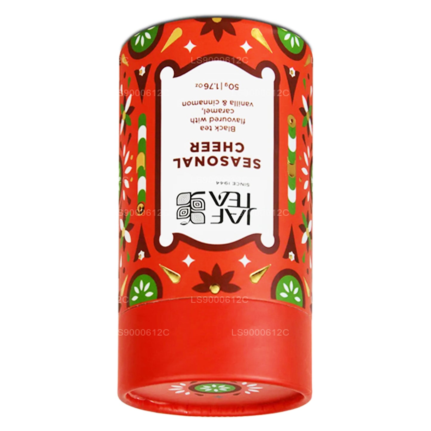 Jaf Tea Seasonal Cheer - Svart te smaksatt med karamell, vanilj och kanel (50g)