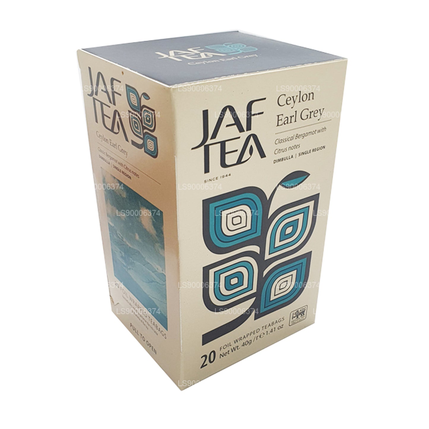 Jaf Te Ceylon Earl Grey (40g) 20 tepåsar