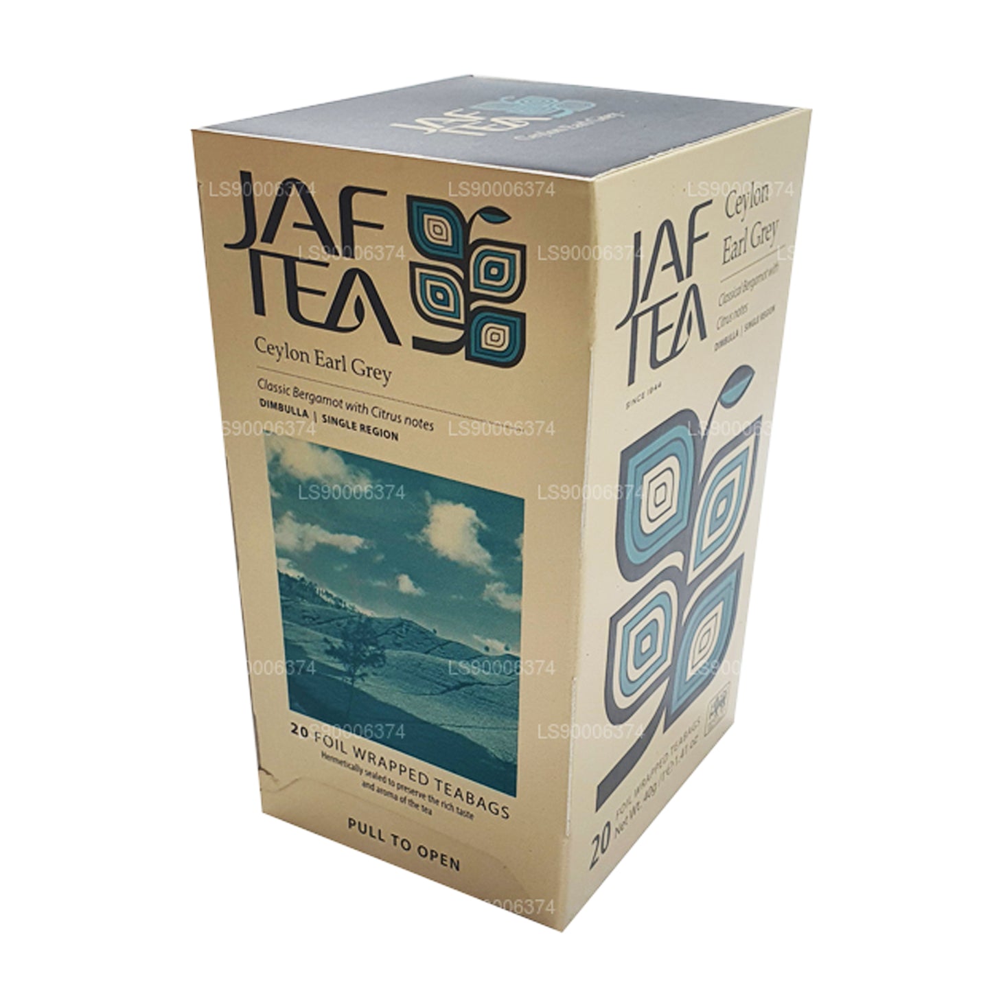 Jaf Te Ceylon Earl Grey (40g) 20 tepåsar