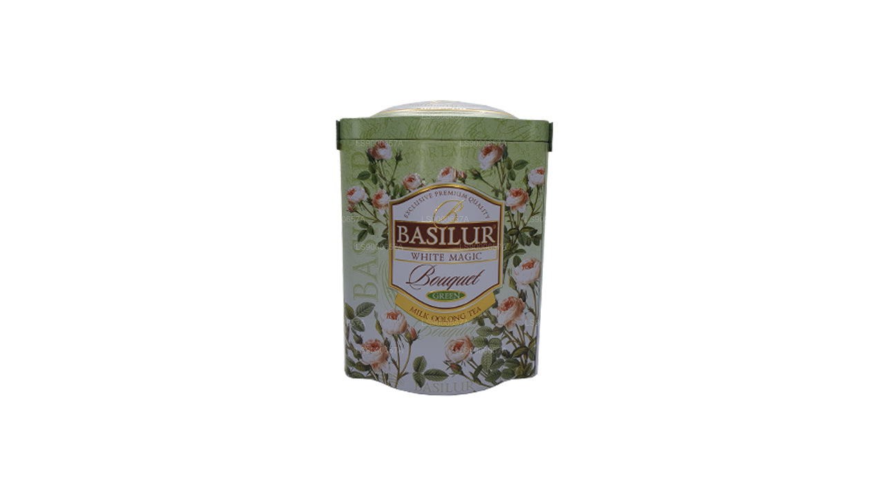 Basilur Vit Magisk Bukett Grön Caddy (100g)