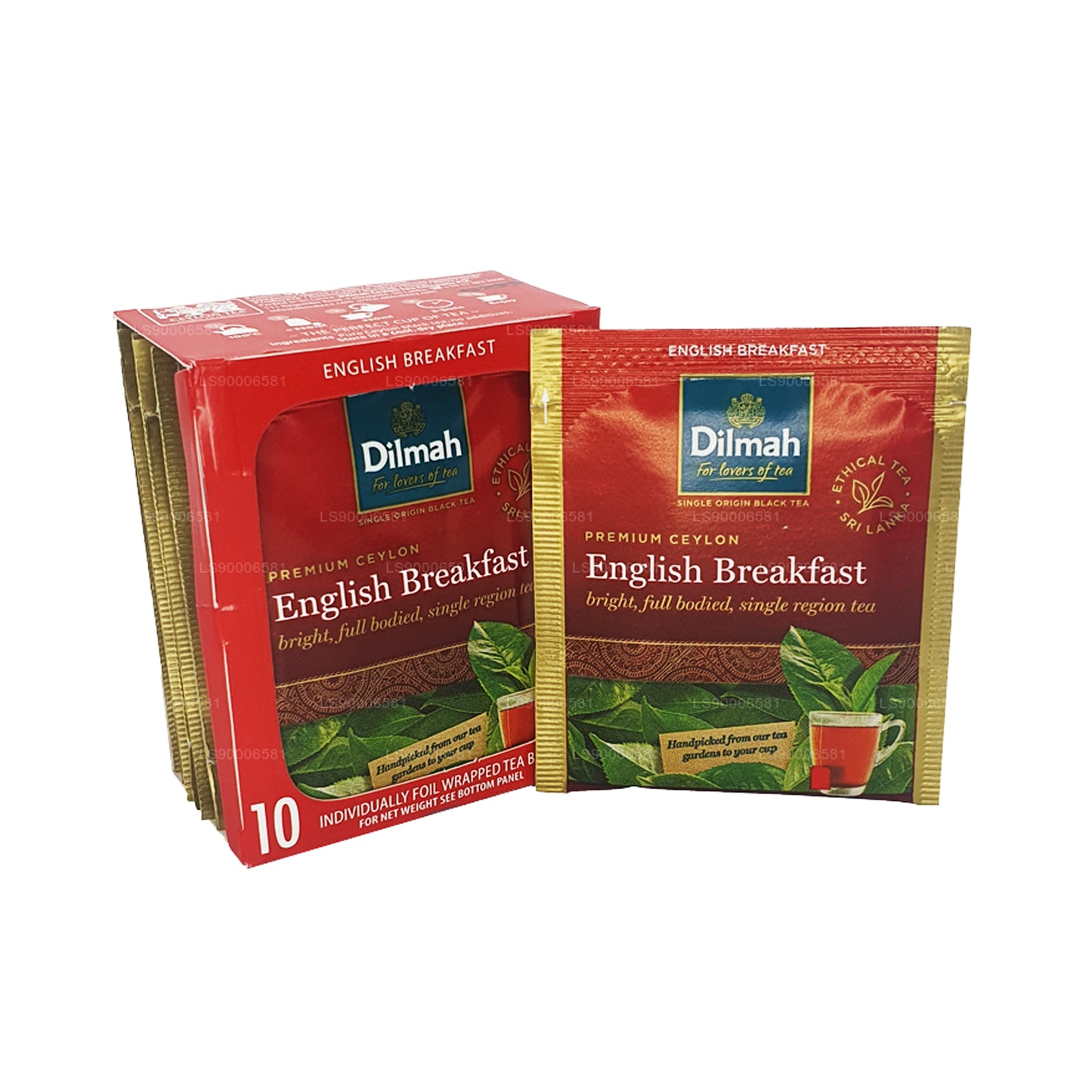 Dilmah engelska frukostte (20g) 10 individuellt folieförpackade tepåsar