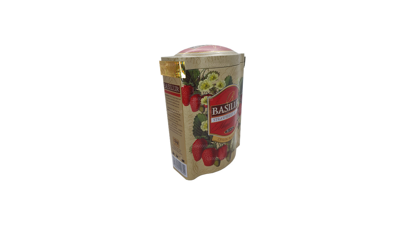 Basilur Jordgubb och Kiwi magiska frukter Tin Caddy (100g)