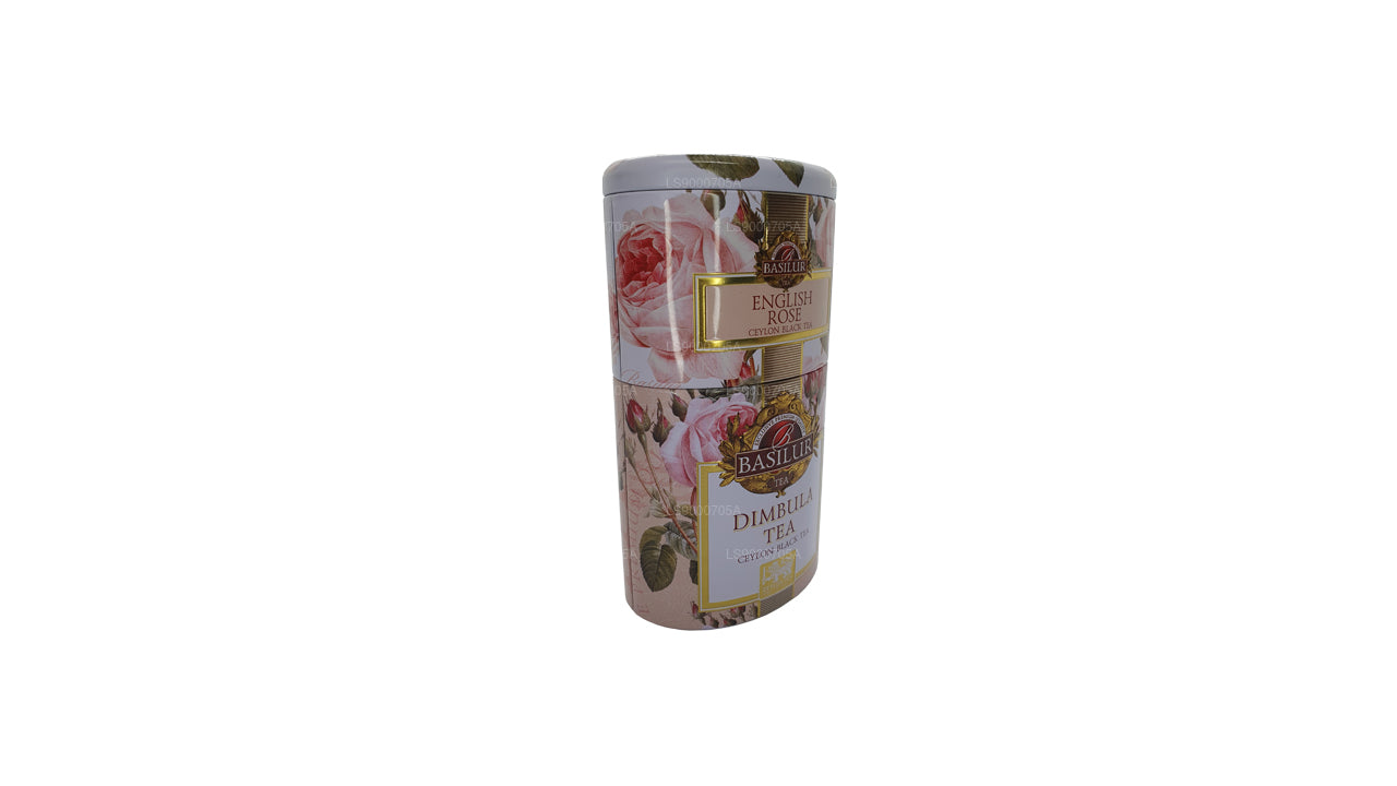 Basilur frukter och blommor ”English Rose” Dimbula (100g) Caddy