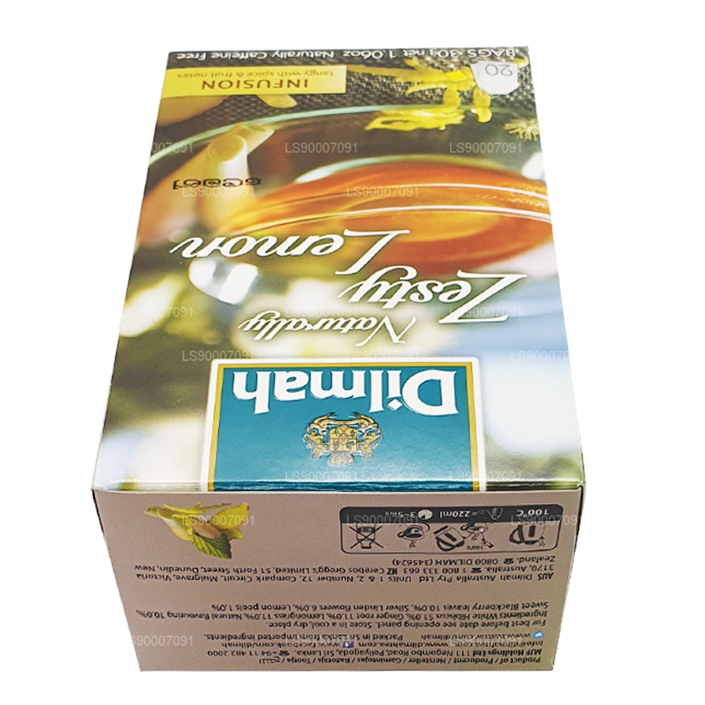 Dilmah Naturligt Zesty Lemon (30g) 20 tepåsar