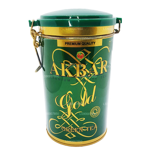 Akbar Guld Grönt Teblad Te (275g) Tenn