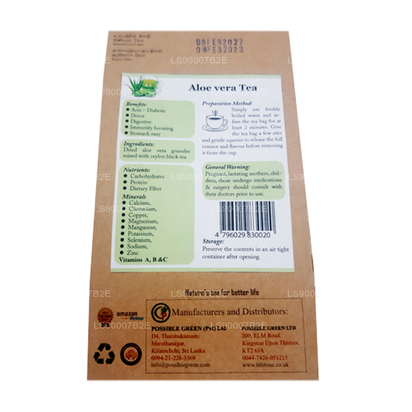 Lifeton Aloe Vera Te (40g)