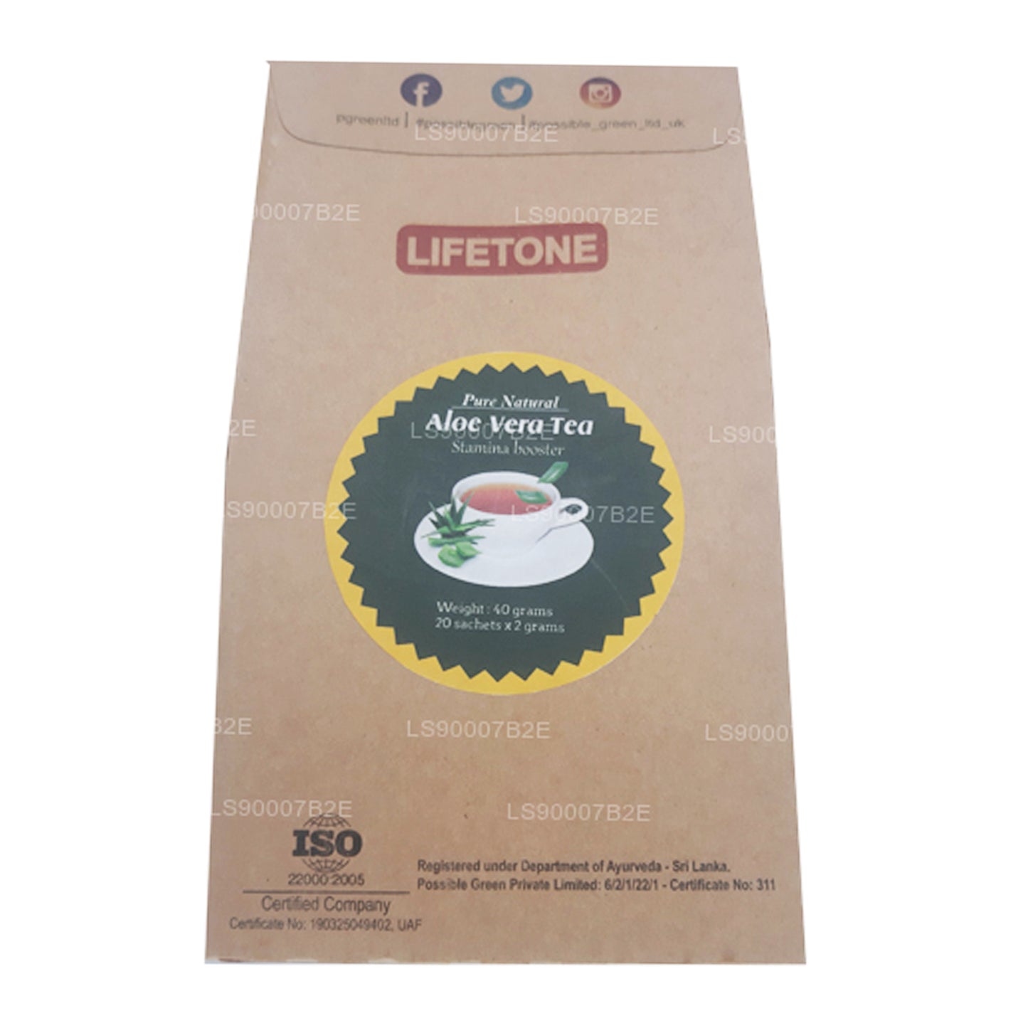 Lifeton Aloe Vera Te (40g)