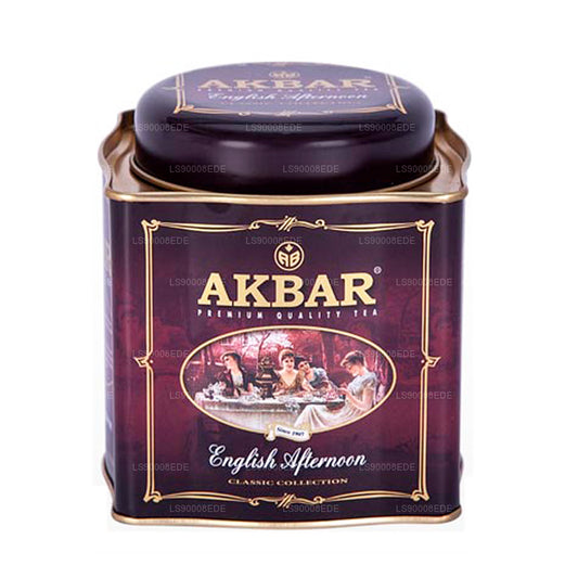 Akbar Classic engelska Afternoon Leaf Tea (250g) Tenn