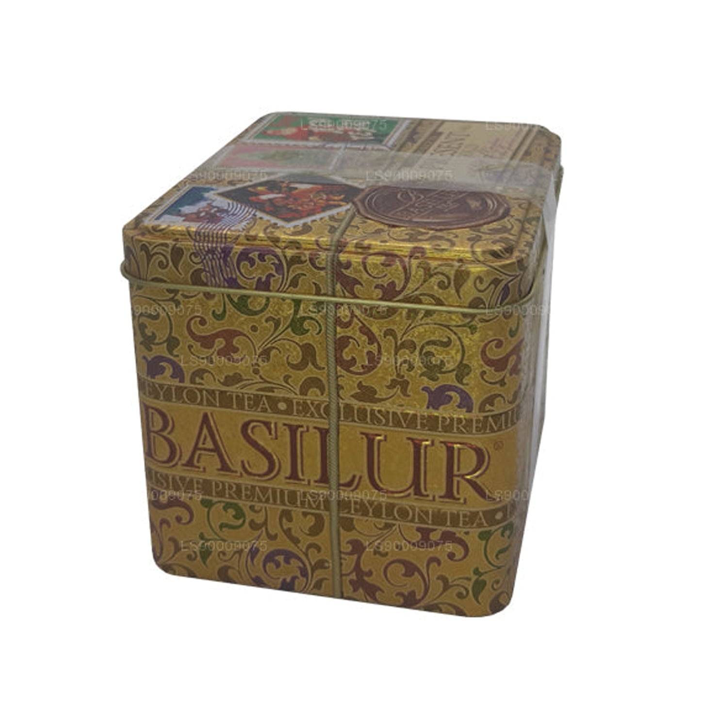 Basilur Nuvarande Guld Svart Tea Tin (100g)