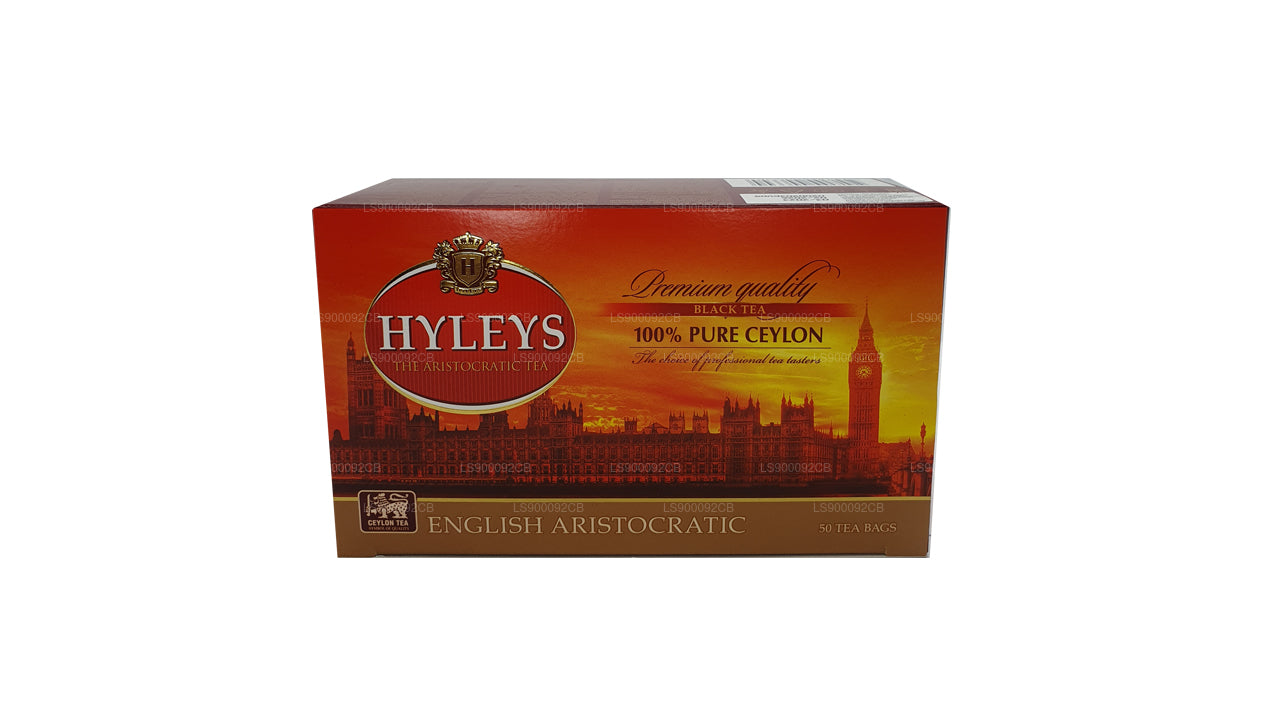 HYLEYS Premium Kvalitet Svart Te 50 Te Bages (100g)