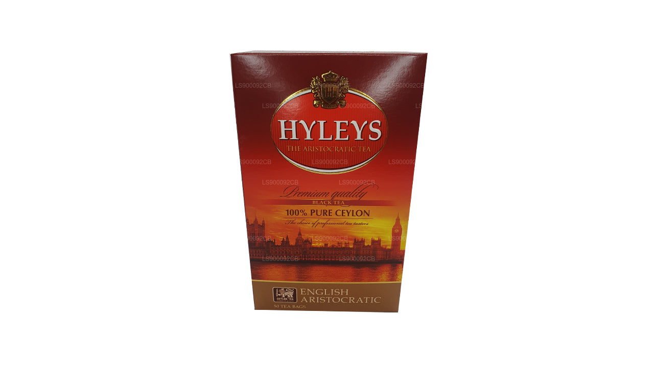 HYLEYS Premium Kvalitet Svart Te 50 Te Bages (100g)