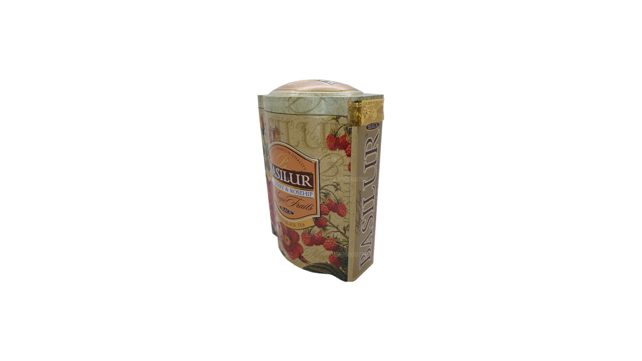 Basilur magiska frukter hallon och nypon (100g) Tin Caddy