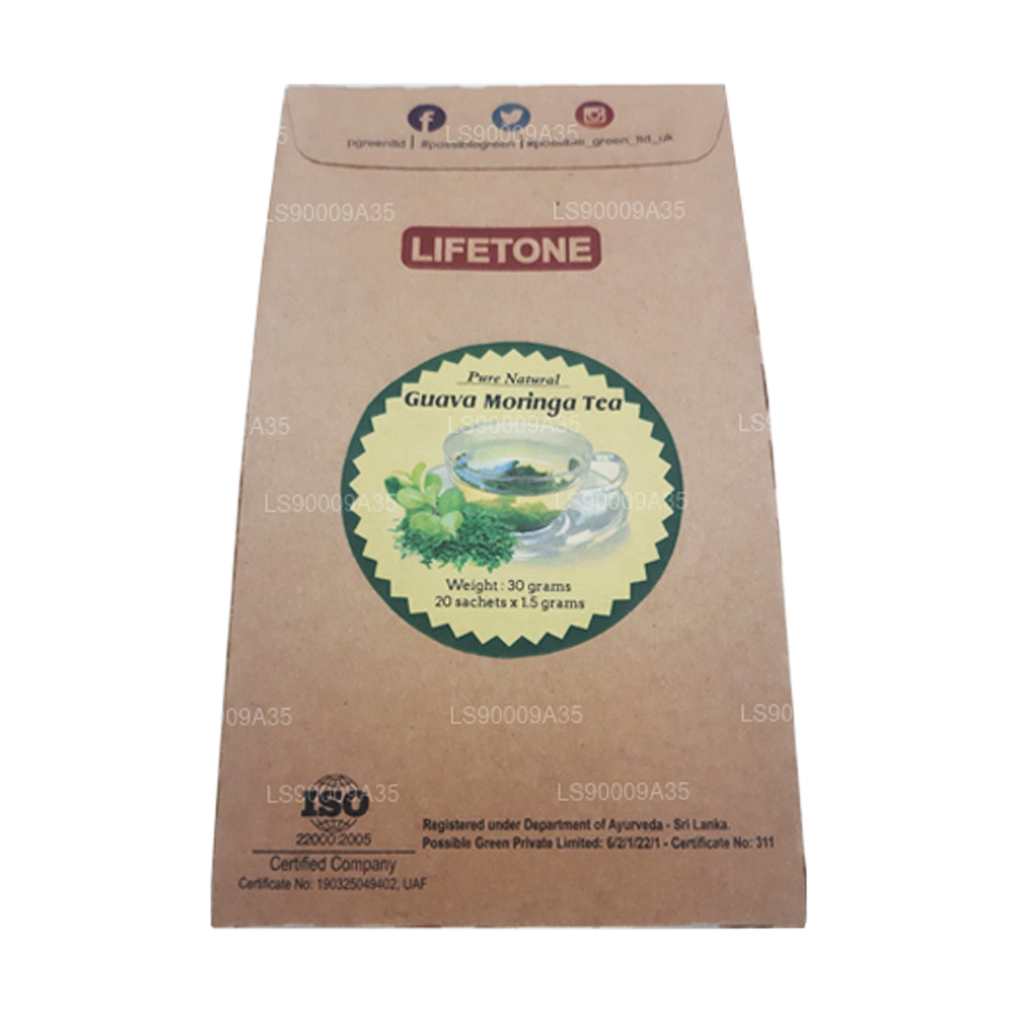 Lifetone Guava Moringa-te (30g)