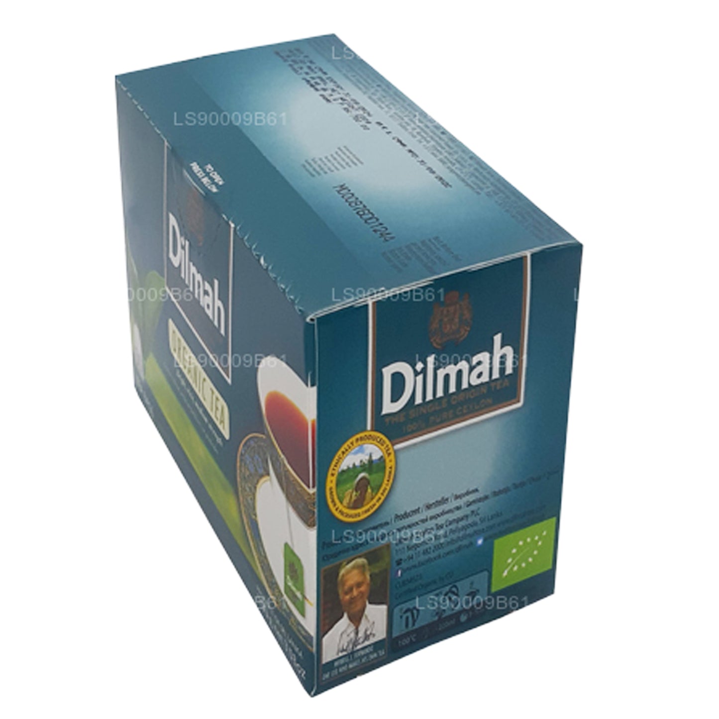 Dilmah ekologiskt te (100g) 50 tepåsar