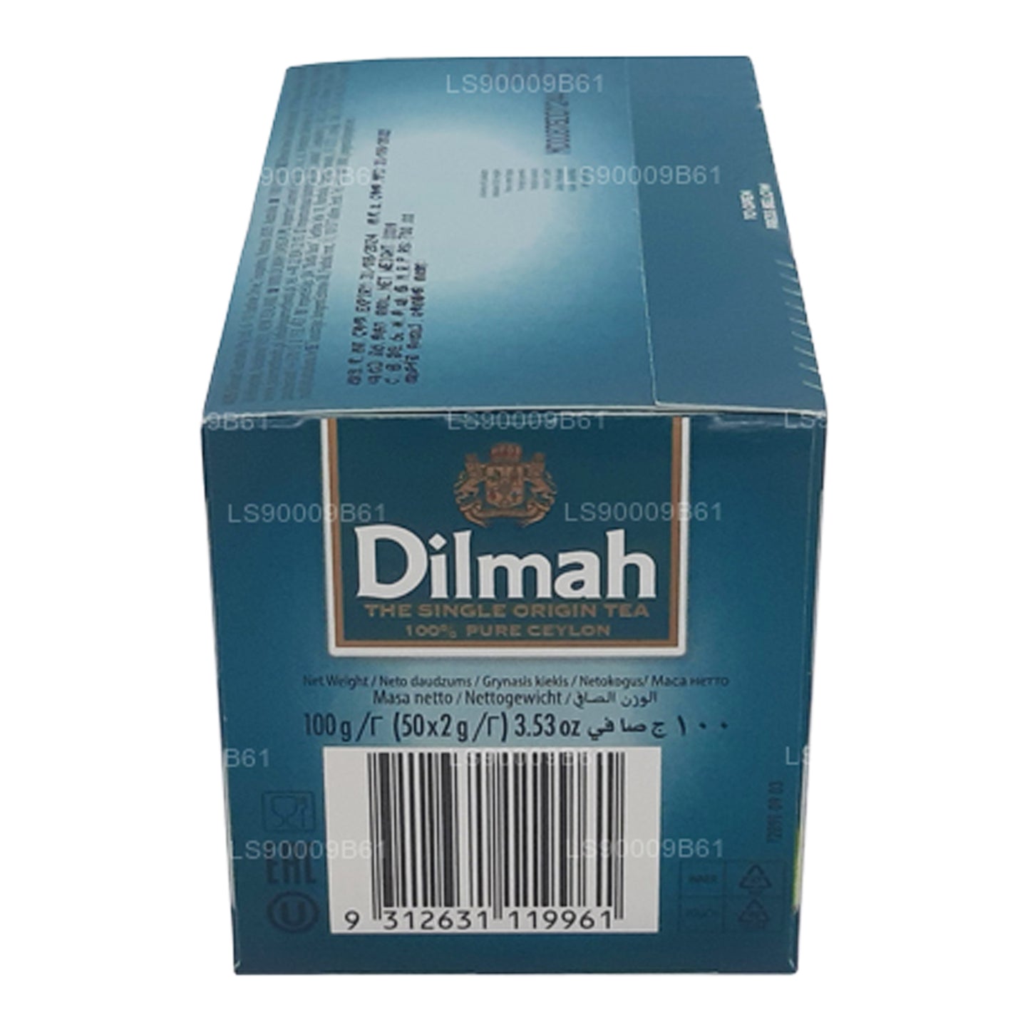 Dilmah ekologiskt te (100g) 50 tepåsar