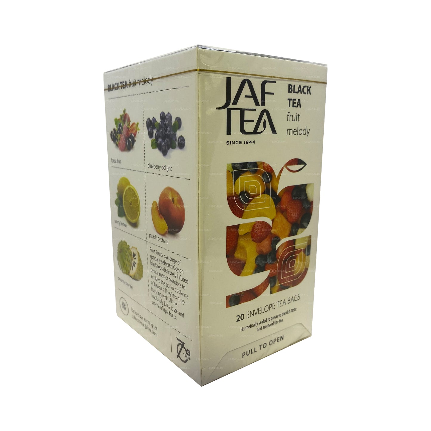 Jaf te ren frukt samling svart te frukt melodi (30g) 20 tepåsar