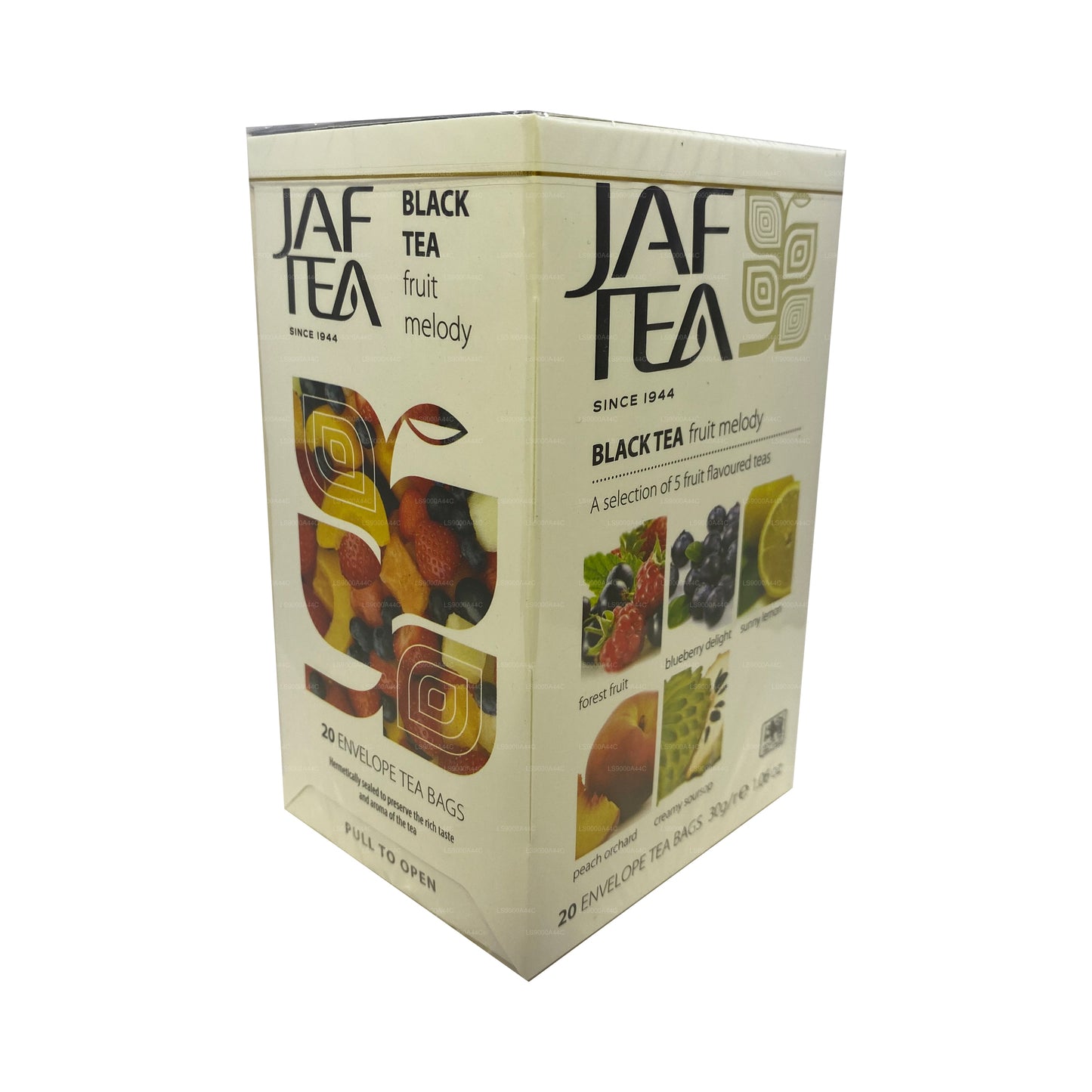 Jaf te ren frukt samling svart te frukt melodi (30g) 20 tepåsar