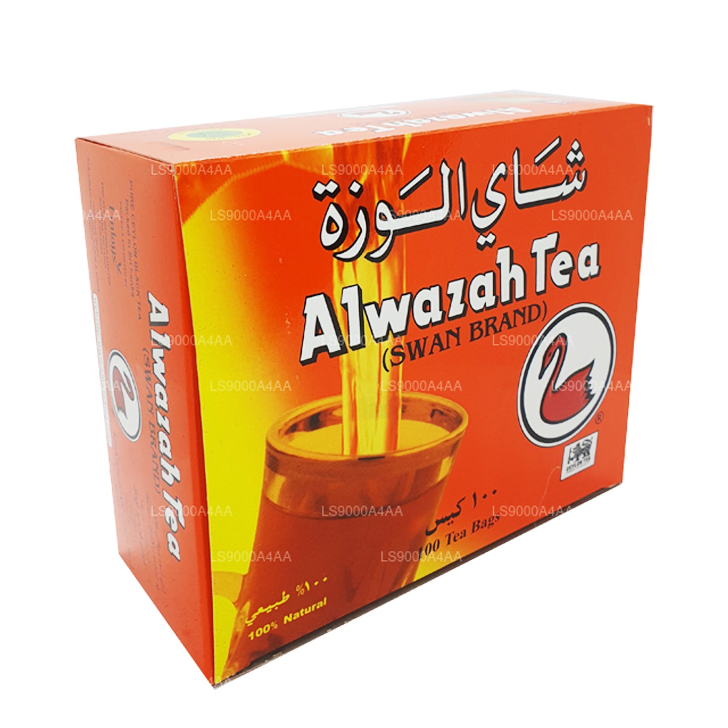 Alwazah Pure Ceylon svart te 100 tepåsar (200g)