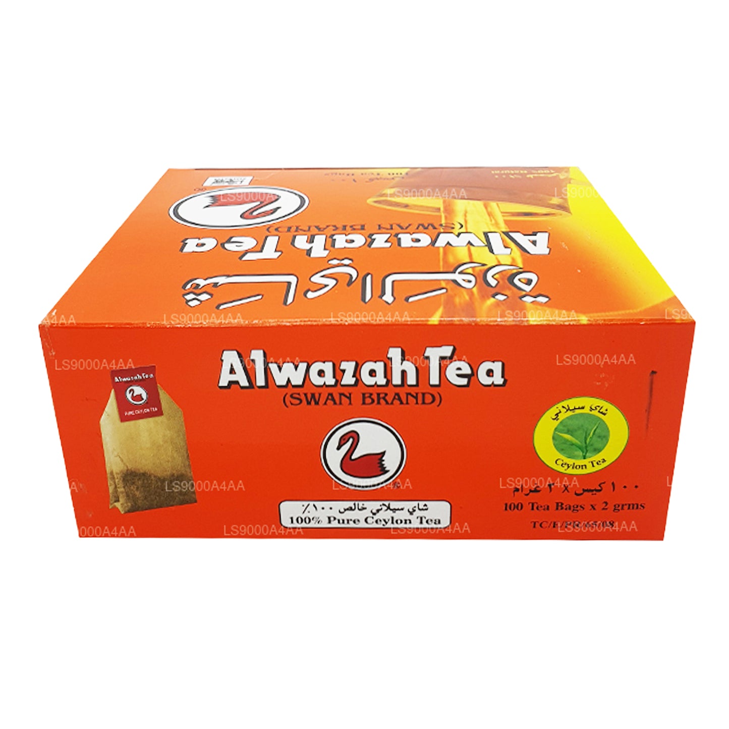 Alwazah Pure Ceylon svart te 100 tepåsar (200g)