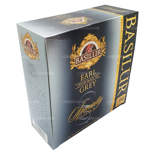 Basilur Speciality Classics Earl Grey Ceylon svart te (200g) 100 tepåsar