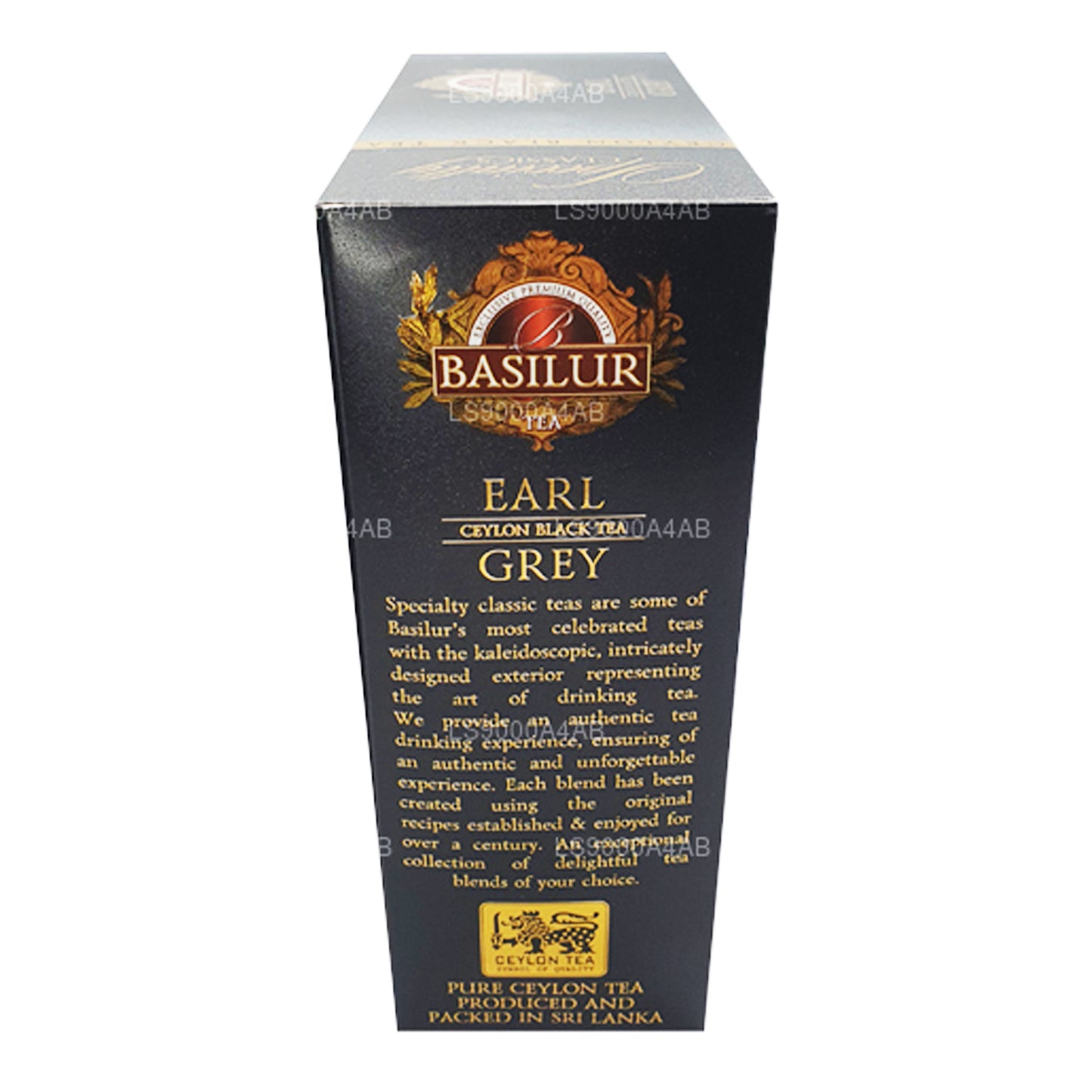 Basilur Speciality Classics Earl Grey Ceylon svart te (200g) 100 tepåsar