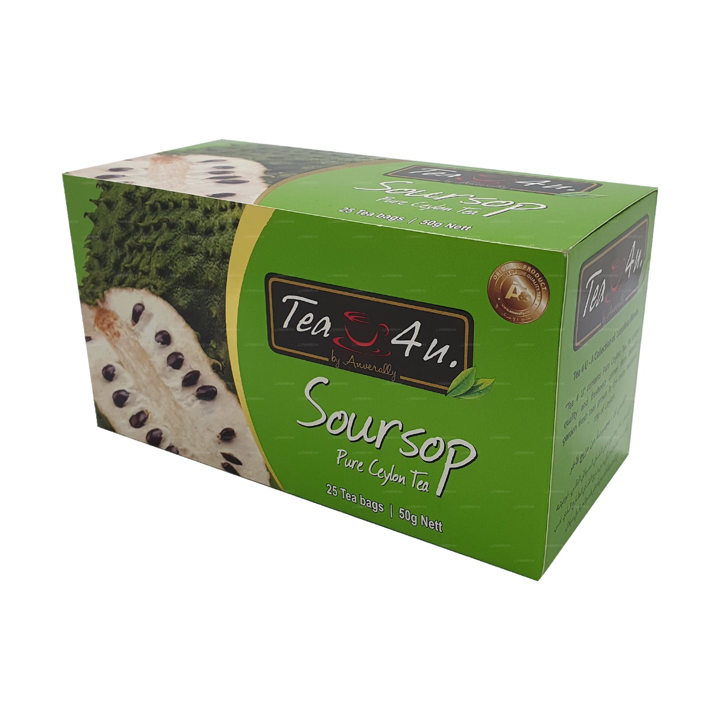 Tea4U svart te med soursop (50g) 25 tepåsar