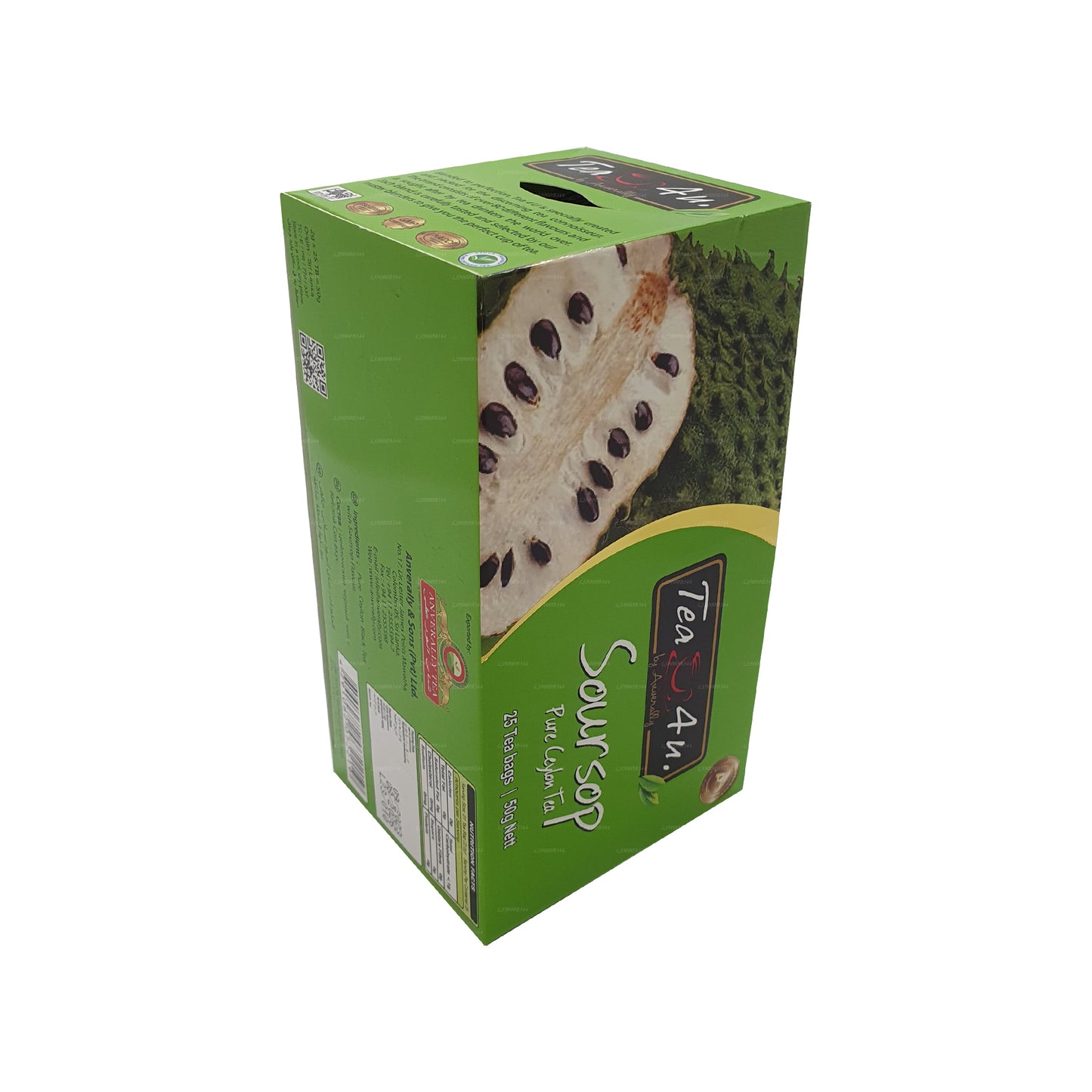 Tea4U svart te med soursop (50g) 25 tepåsar