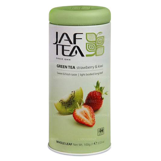 Jaf Tea Pure Green Collection Jordgubbe och Kiwi (100g) Tenn