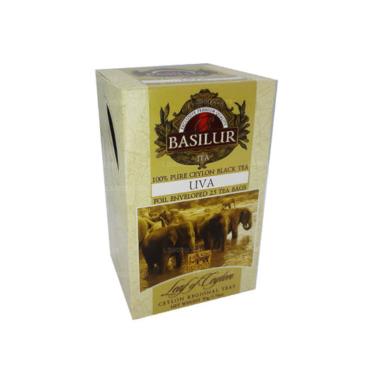 Basilur Leaf av Ceylon ”Uva” Ren svart te (50g)