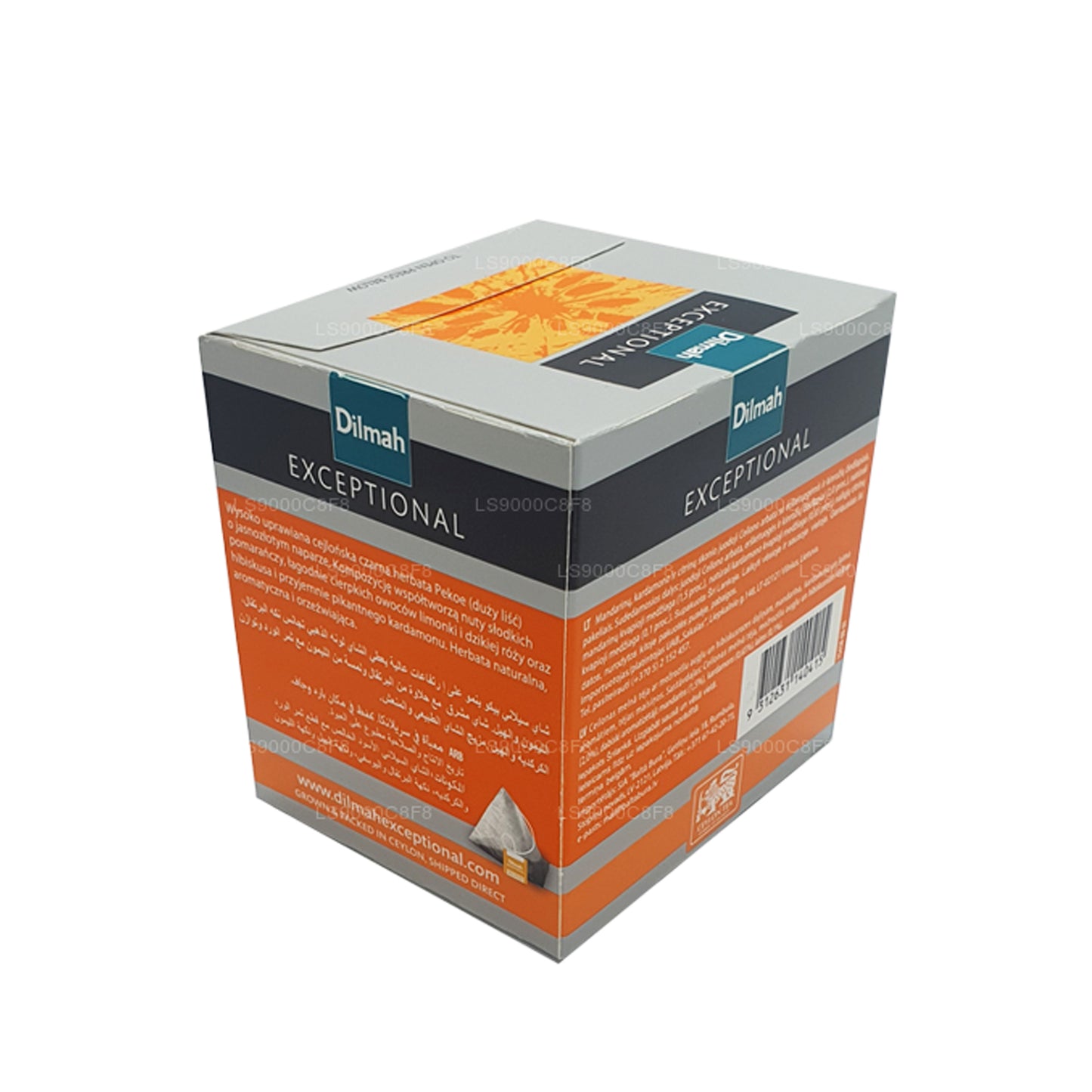 Dilmah Exceptionell Livlig Lime och Orange Fusion Real Leaf Tea (40g) 20 tepåsar