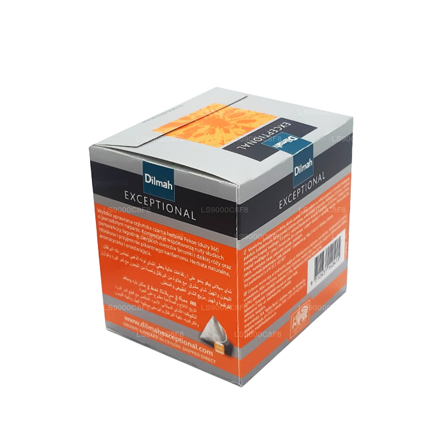 Dilmah Exceptionell Livlig Lime och Orange Fusion Real Leaf Tea (40g) 20 tepåsar