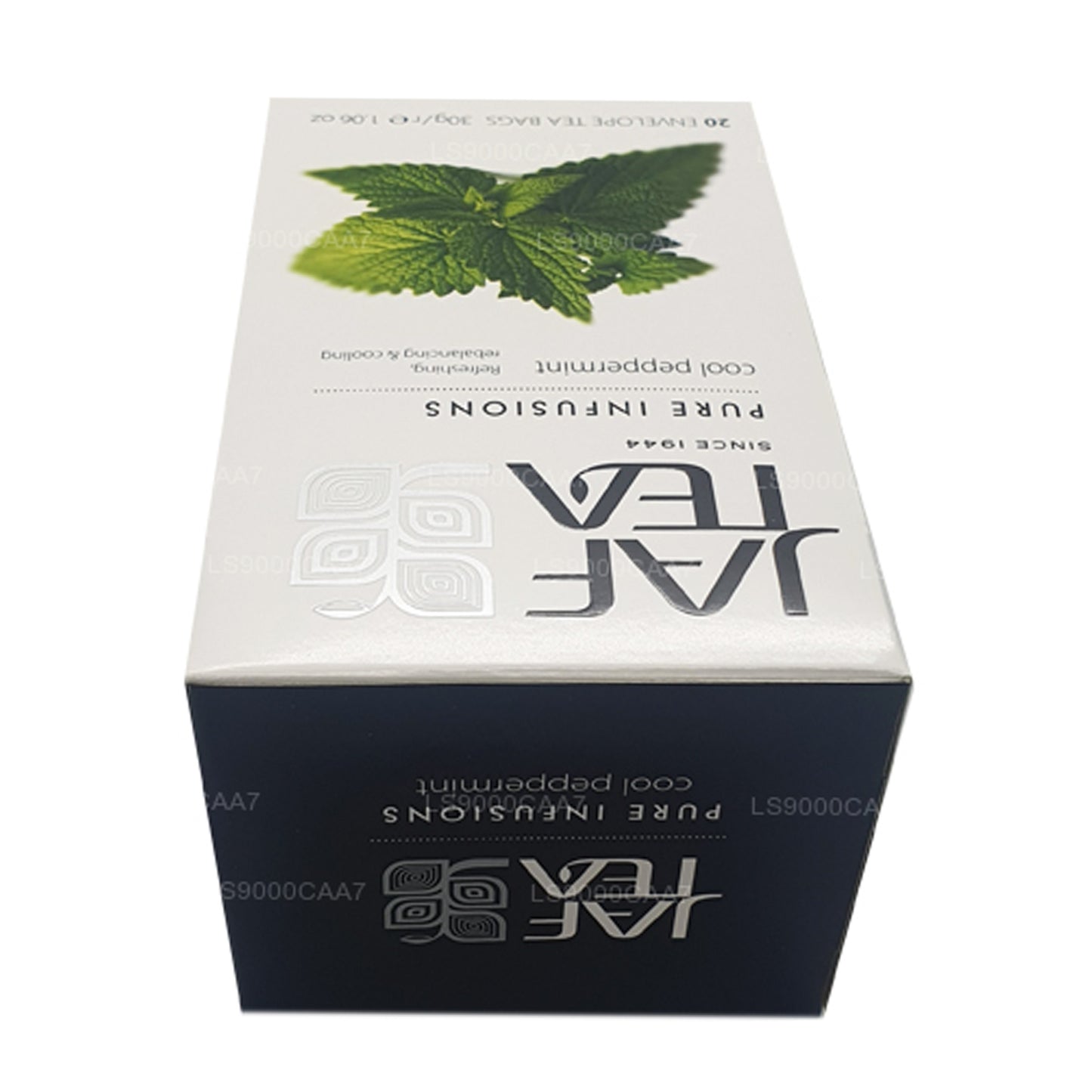 Jaf Tea Pure Infusions Kollektion Cool Pepparmynta Folie Kuvert Tepåsar (30g)